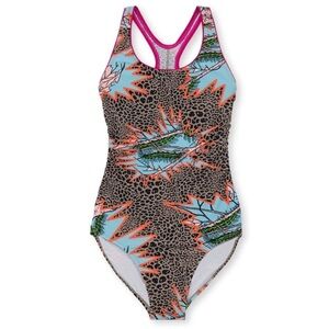 Brain Dead Vibrant Leopard Print Women's Swimsuit